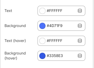 newsletter popup submit button color